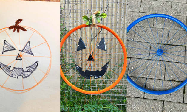 DIY: How to Repurpose a Bike Wheel into a Jack O’Lantern