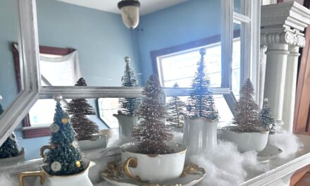 How to Upcycle Bottle Brush Trees into Christmas Decorations