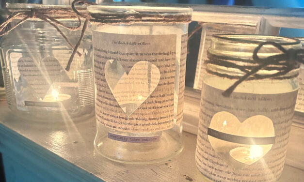 How to Create Lovely Votives from Jars & Book Pages