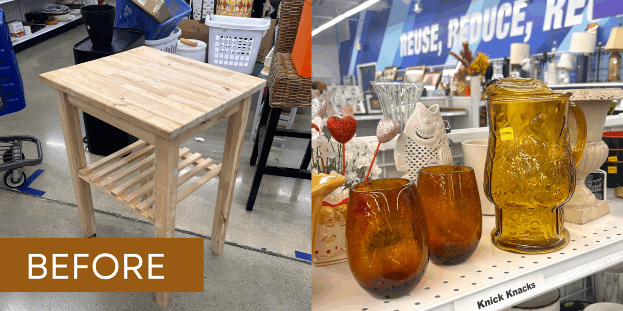 How to Upcycle a Small Kitchen Island into a Hot Party Cart