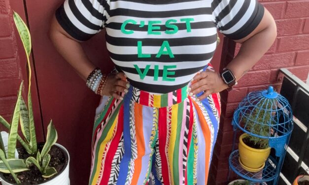 My Goodwill Find: Colorful Mules for the Fall