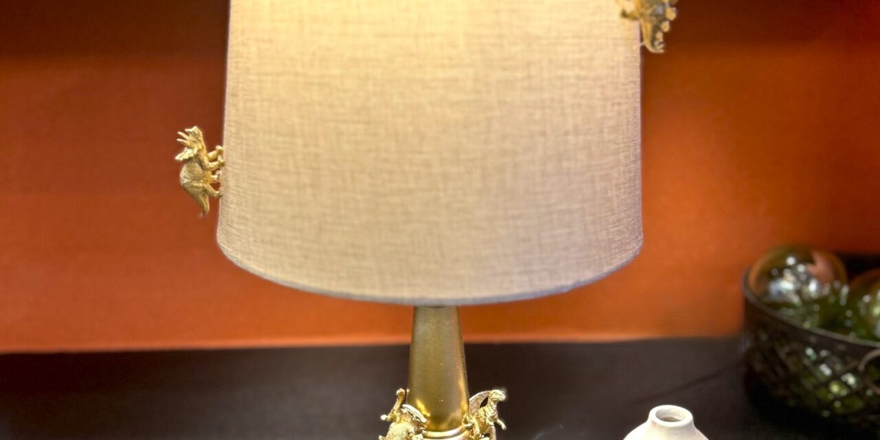 DIY: Dinosaur De-Light Lamp Upcycle
