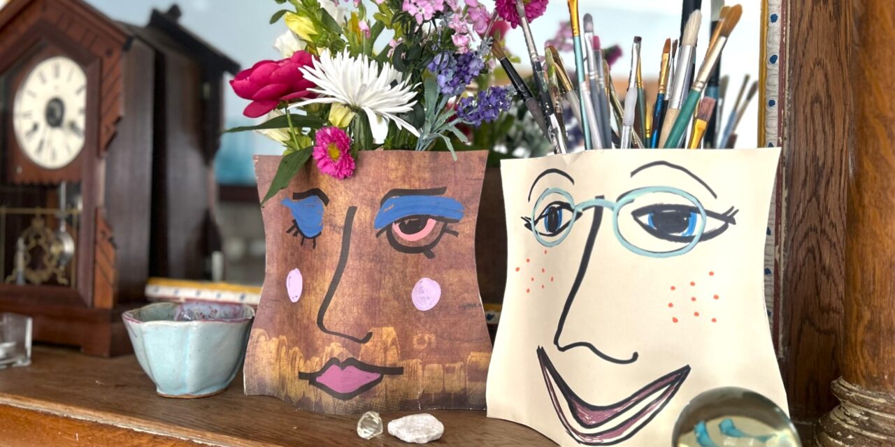 An Unexpected Way to Dress Up a Thrifted Vase