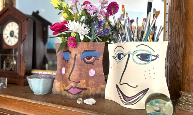 An Unexpected Way to Dress Up a Thrifted Vase