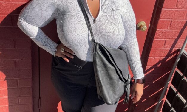 My Goodwill Find: Nike Snakeskin Bodysuit